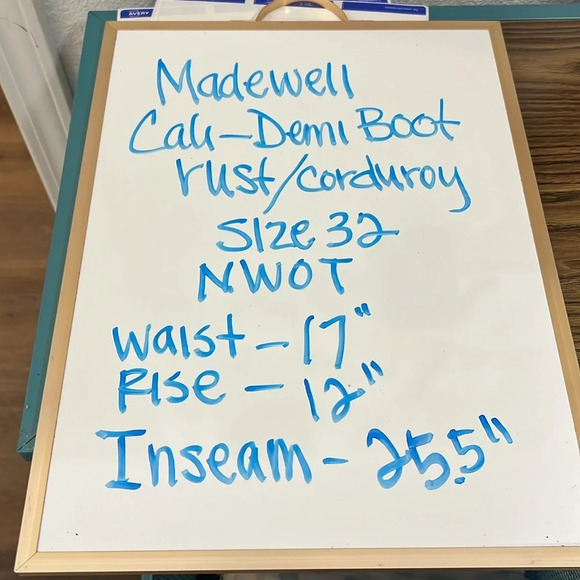 Madewell Rust Cali-Demi Boot NWOT Size 32 - Picture 8 of 16